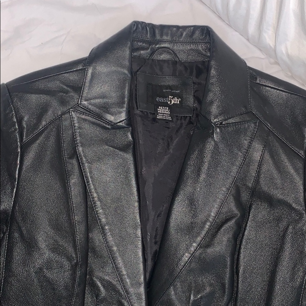 East 5th leather blazer - Picture 2 of 6